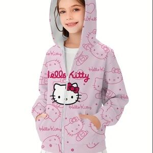 Hello Kitty Light Pink Kids Hoodie